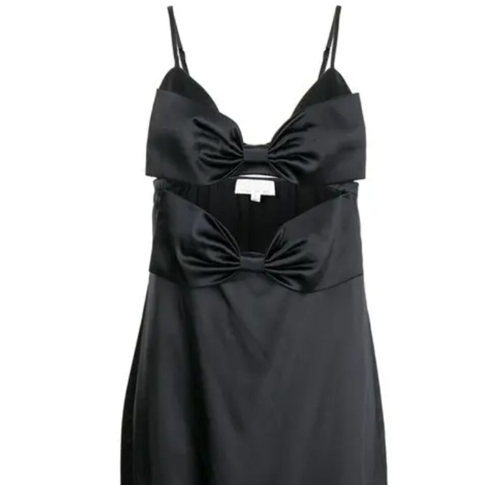 FLEUR DU MAL BOW SLIP DRESS